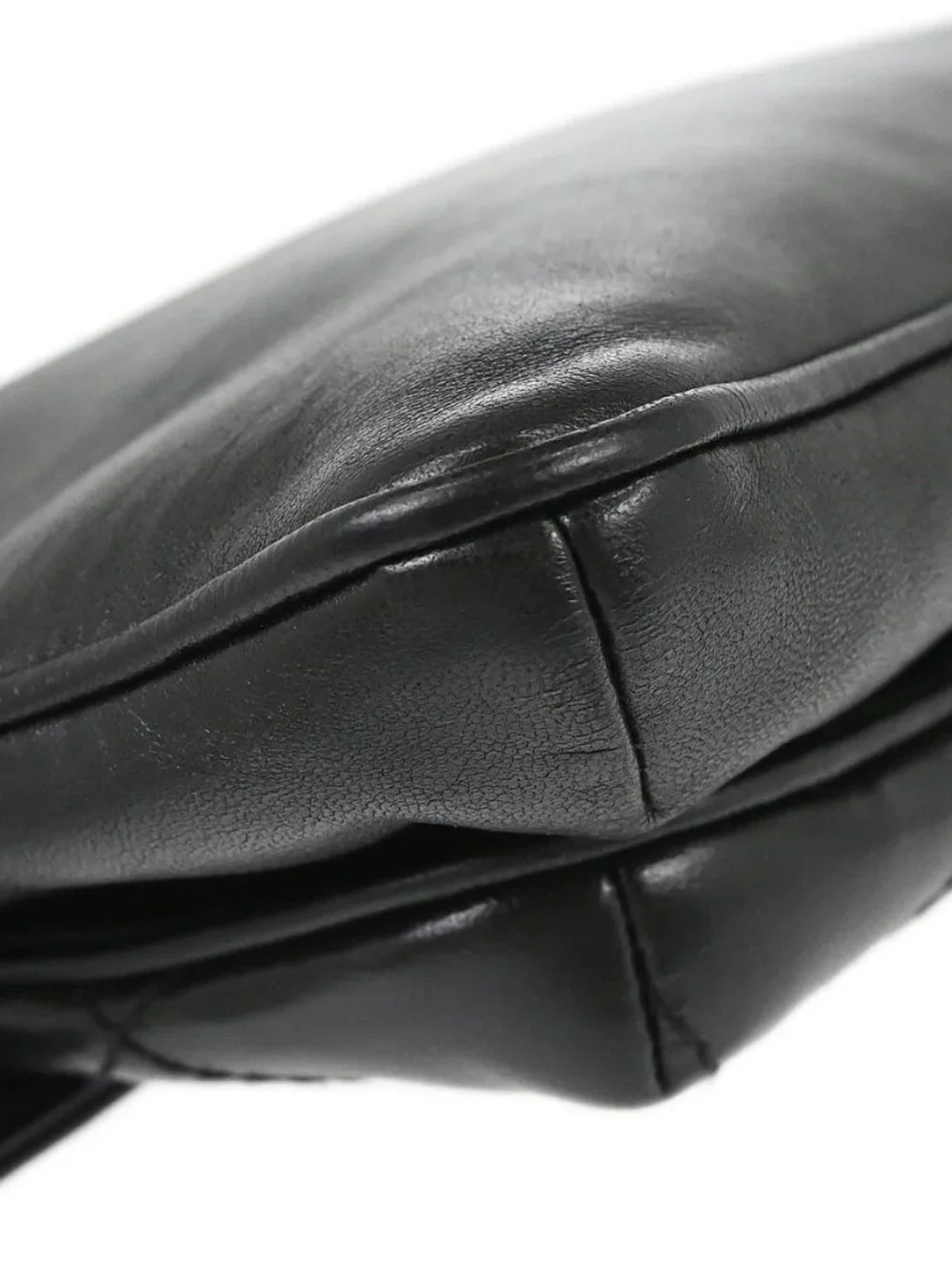 Chanel Black Lambskin Mademoiselle Lock Shoulder Bag 167396
